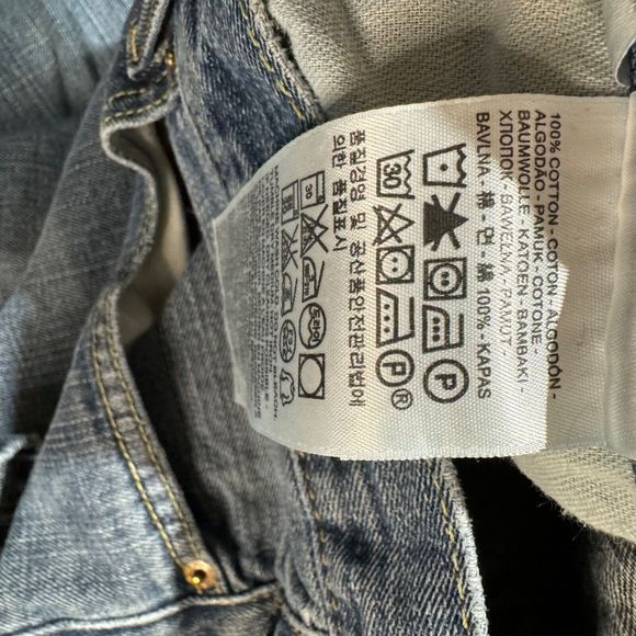 Levi’s Jens Mens 569 34x34 Blue Loose Straight Medium Wash Workwear Solid Loose - Picture 9 of 13